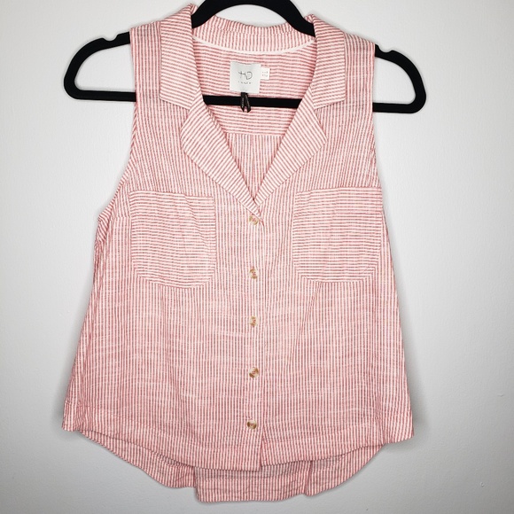 Anthropologie Tops - Anthropologie HD in Paris Sleeveless Striped Top